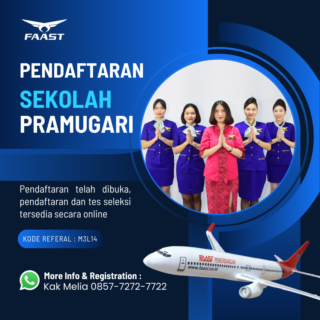 Syarat Mendaftar Sekolah Pramugari Terbaik di Jogja