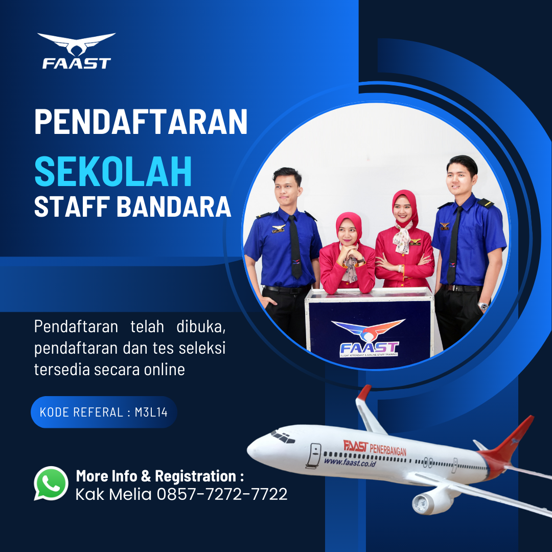 Syarat Fisik Menjadi Staff Bandara – Sekolah Staff Bandara Terbaik