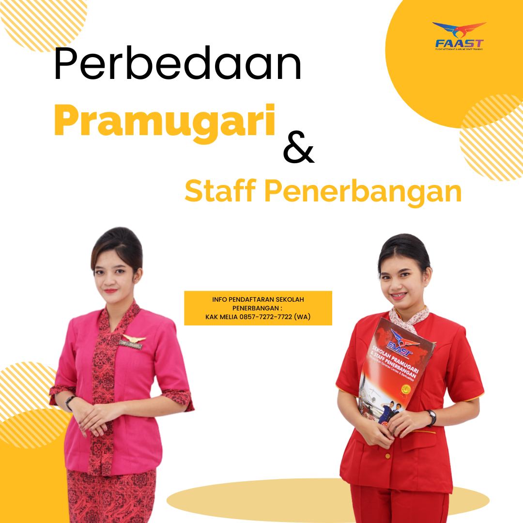 Ini Perbedaaan Signifikan Pramugari dan Staff Penerbangan